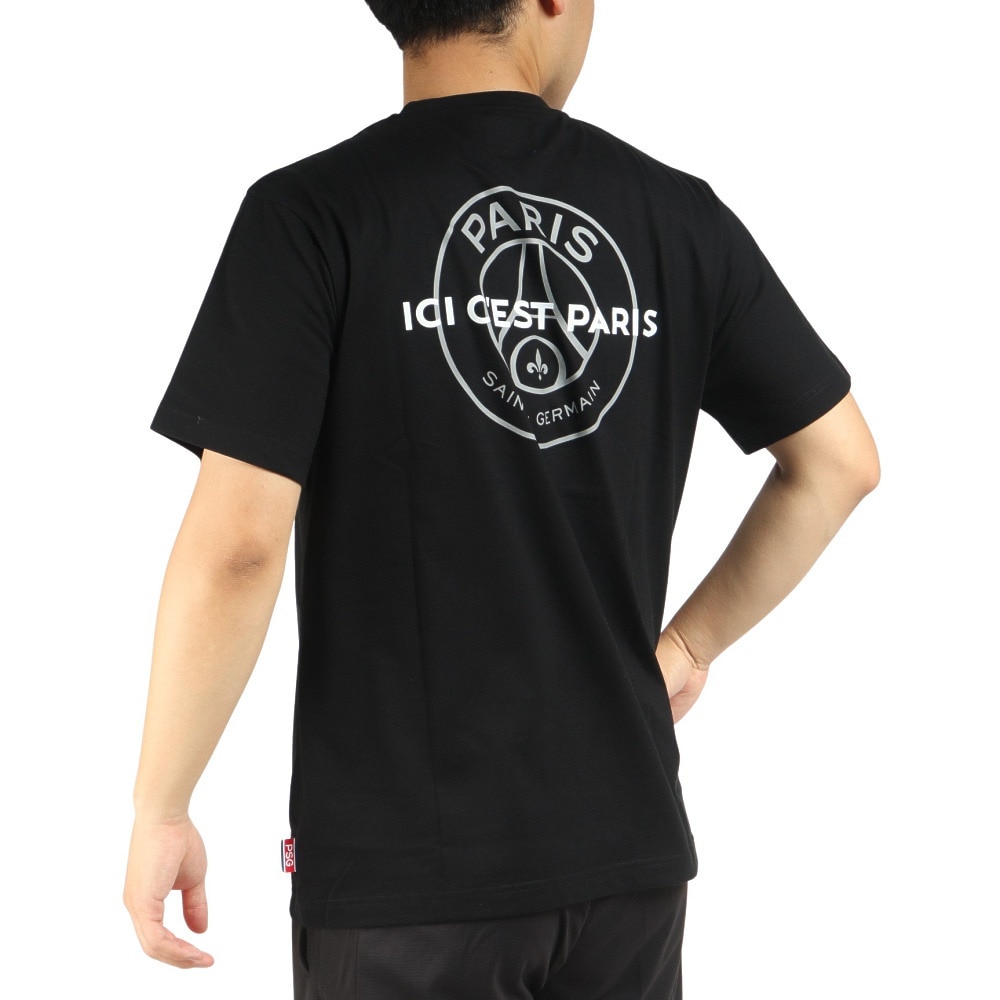 パリ サン ジェルマン（PSG）（メンズ）PSG 半袖Tシャツ PS0122FW0003-BK