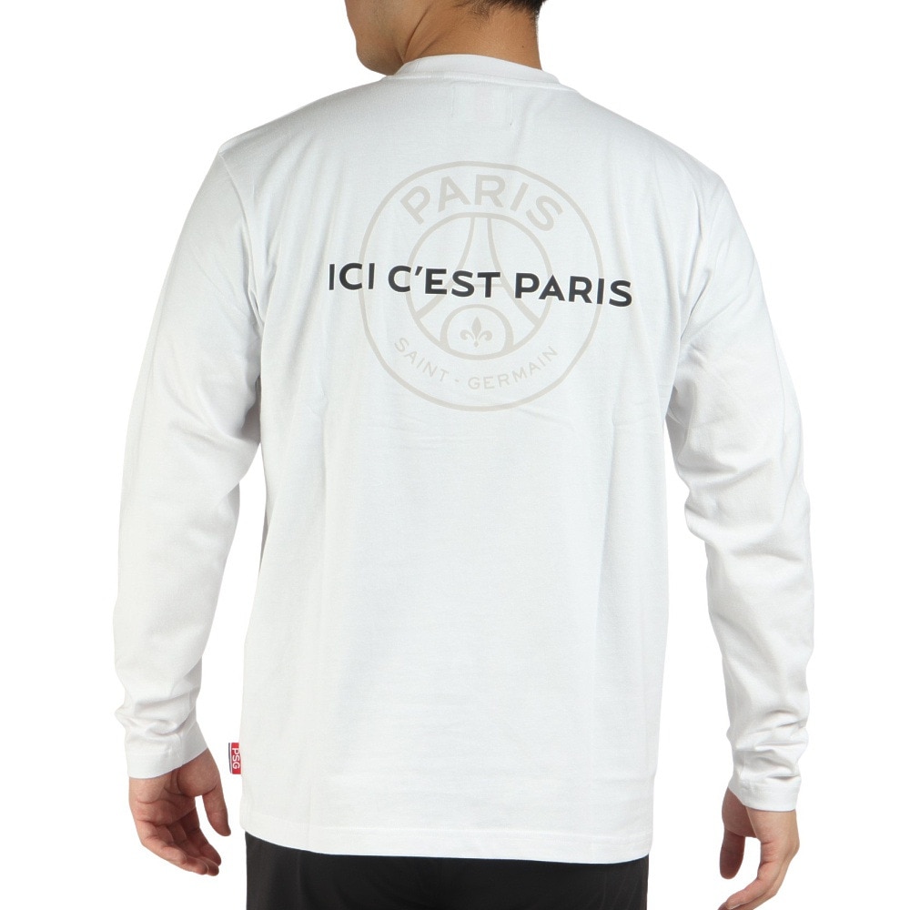 パリ サン ジェルマン（PSG）（メンズ）PSG ロンT 長袖Tシャツ PS0322FW0001-WH