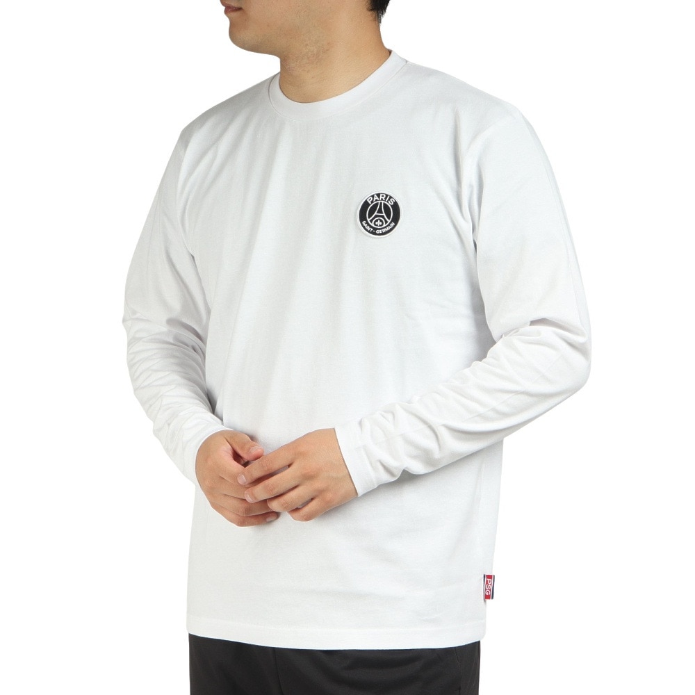 パリ サンジェルマン(Paris Saint Germain)(メンズ)PSG ロンT 長袖Tシャツ PS0322FW0001-WH