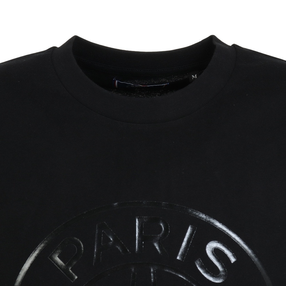 パリ サン ジェルマン（PSG）（メンズ）ベーシックロゴプリント 半袖Tシャツ PS0123SS0001-BK
