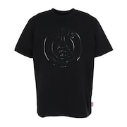 パリ サン ジェルマン（PSG）（メンズ）ベーシックロゴプリント 半袖Tシャツ PS0123SS0001-BK