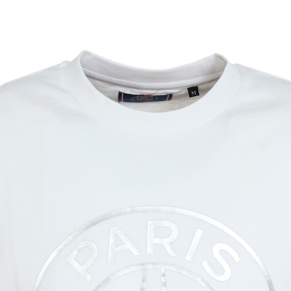 パリ サン ジェルマン（PSG）（メンズ）ベーシックロゴプリント 半袖Tシャツ PS0123SS0001-WH