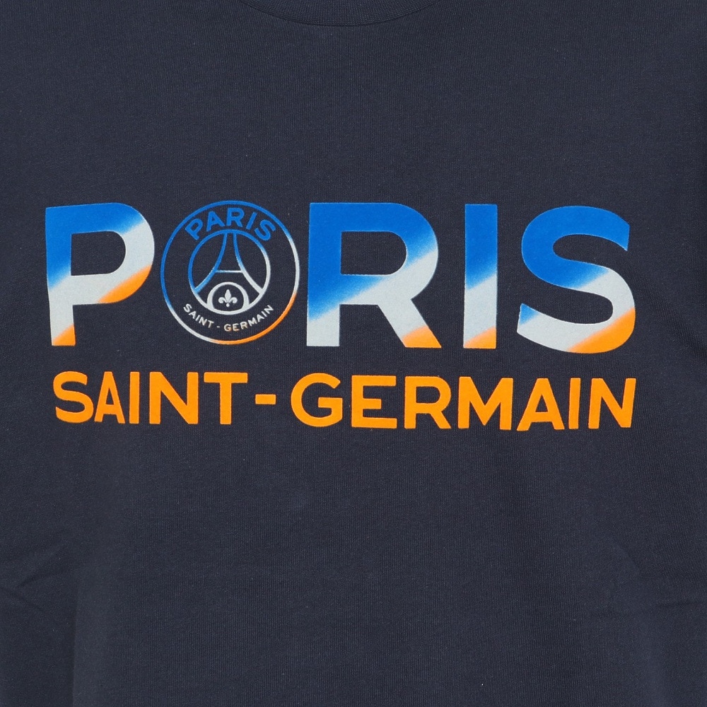 パリ サン ジェルマン（PSG）（メンズ）フロッキープリント 半袖Tシャツ PS0123SS0004-NV