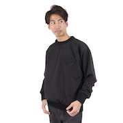 (メンズ)サッカーウエア ロゴ 長袖ピステ PS2323FW0003-BLK