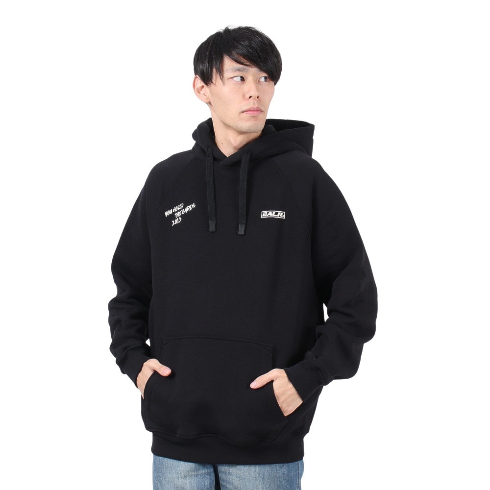 ボーラー（BALR.）（メンズ）ザ クラブ ボックス フィット フーディ B1261.1130 Jet Black