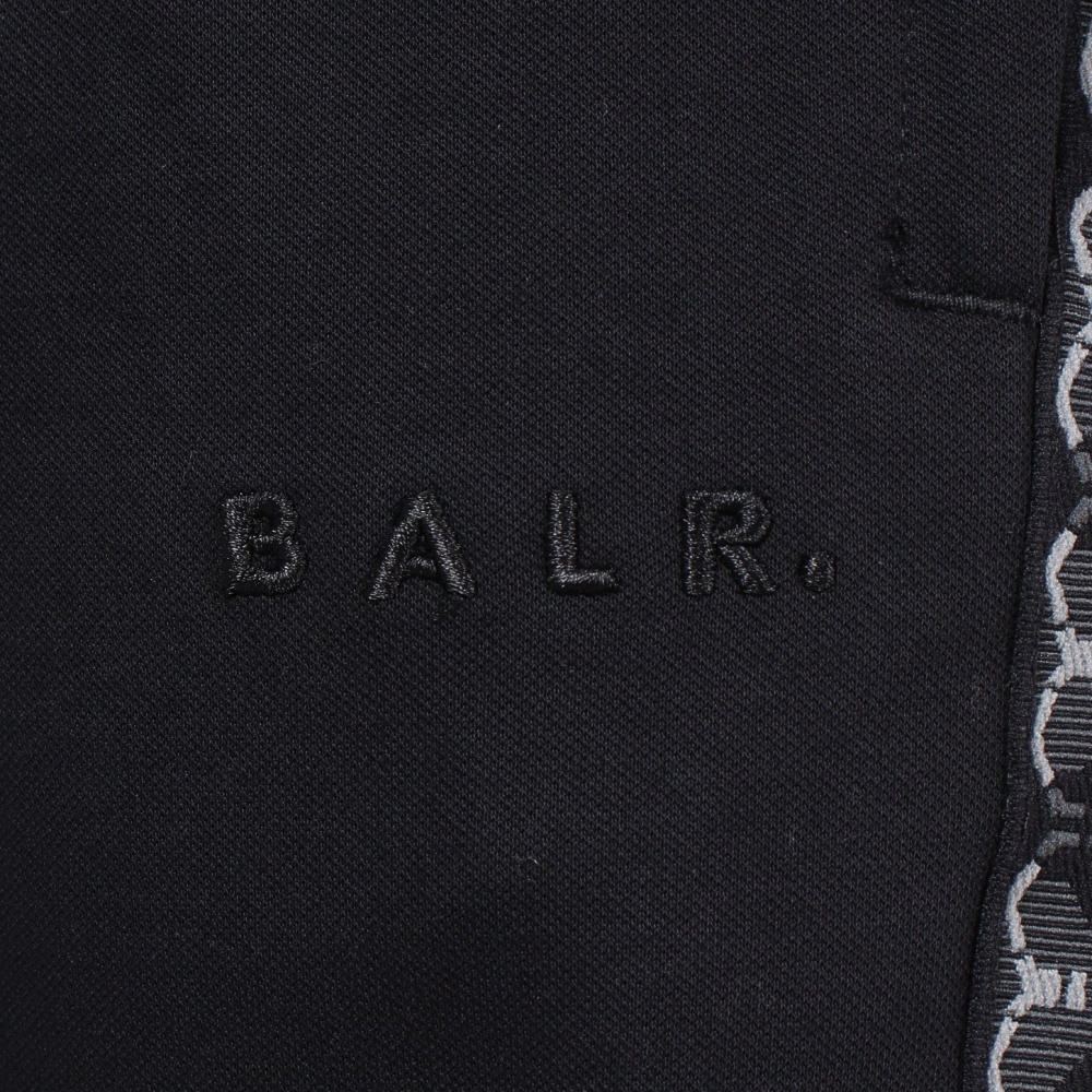 ボーラー（BALR.）（メンズ、レディース）モノグラム テープ レギュラーフィット トラック パンツ B1412.1032 Jet Black