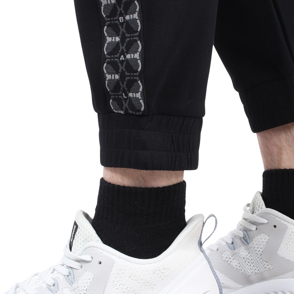 ボーラー（BALR.）（メンズ、レディース）モノグラム テープ レギュラーフィット トラック パンツ B1412.1032 Jet Black