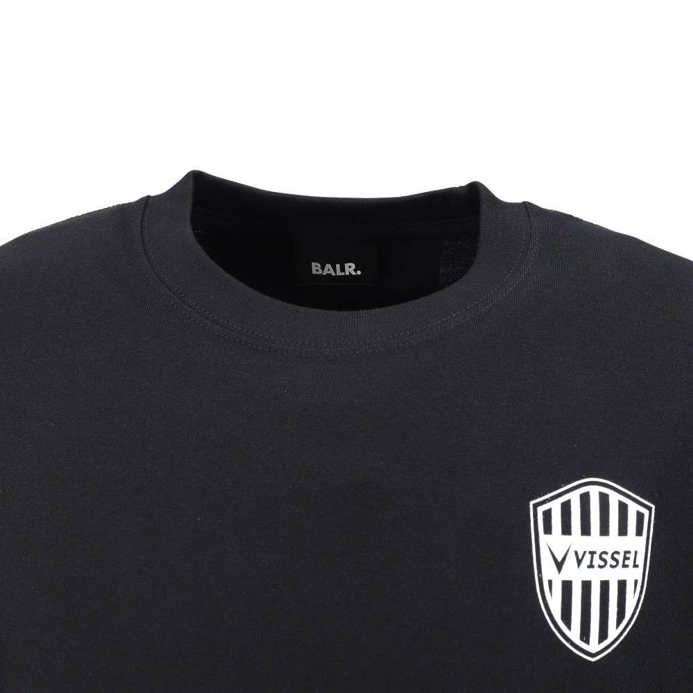 ボーラー（BALR.）（メンズ）ヴィッセル神戸Tシャツ JL-BR-VIS-2501 BLACK