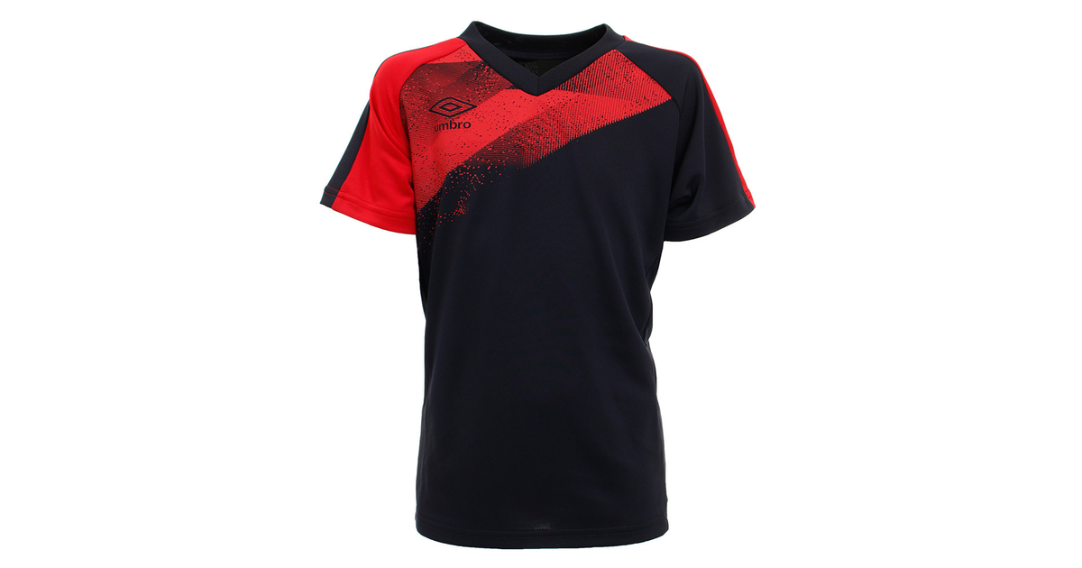 アンブロ｜サッカーウェア Tシャツ ジュニア プラシャツ UUJPJA68XB NVY - スポーツ用品はスーパースポーツゼビオ