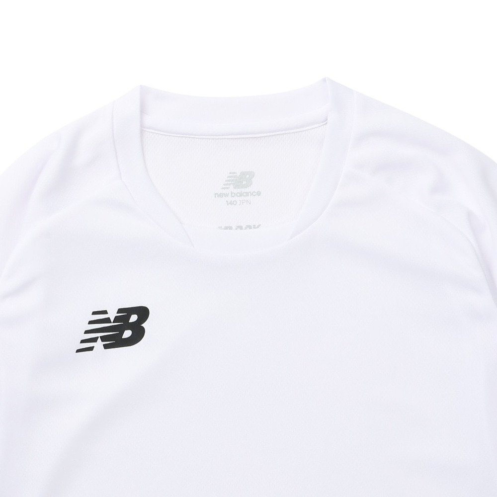 ニューバランス（new balance）（キッズ）サッカーウェア ジュニア T.0.JRベーシックゲームシャツ JJTF0487WT