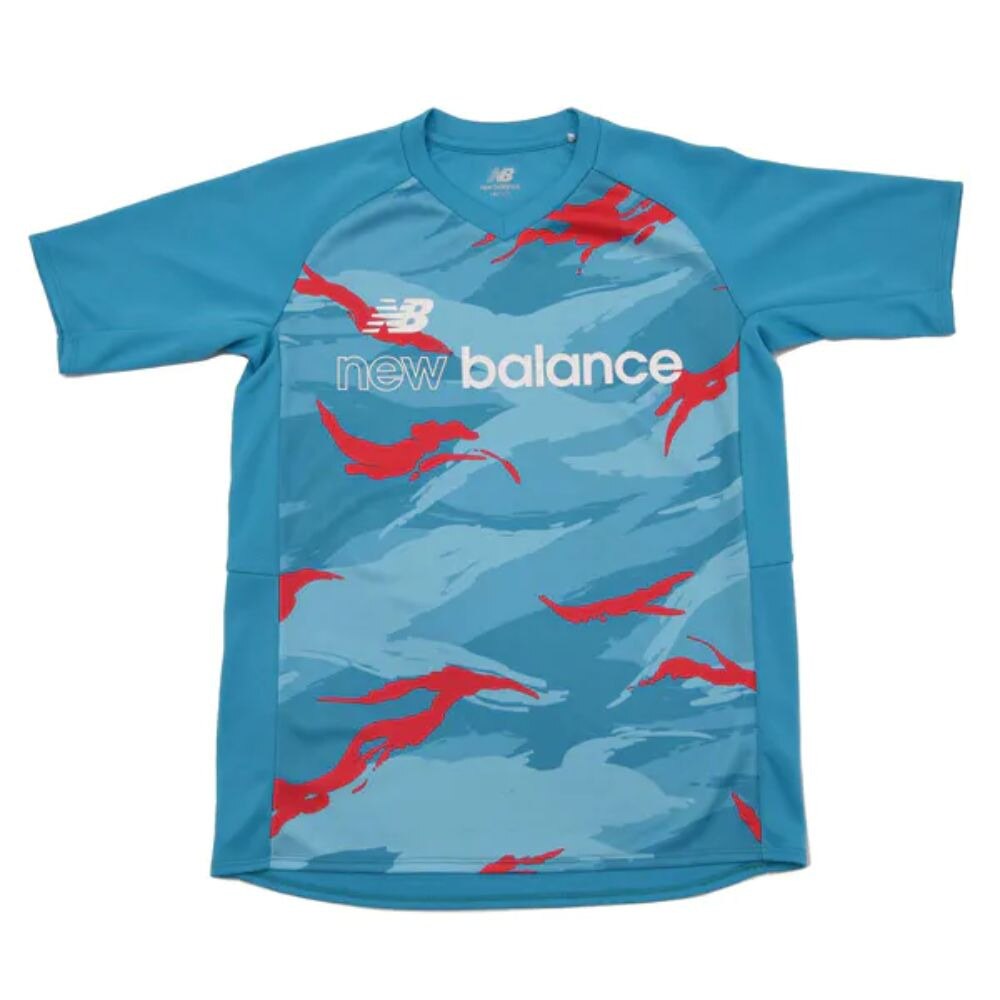 ニューバランス｜サッカーウェア 半袖 Tシャツ ジュニア ゲームシャツ プラクティスシャツ JJTF1416VLS フットサルウェア - スポーツ 用品はスーパースポーツゼビオ