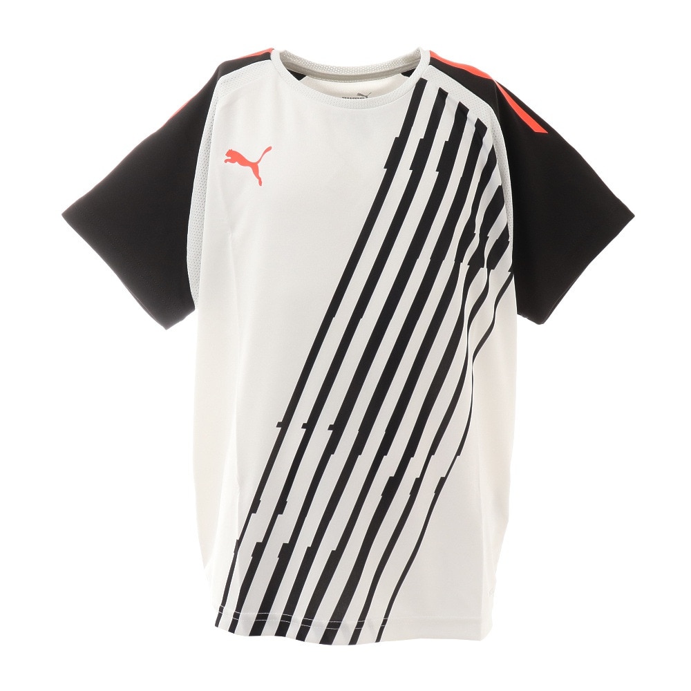 サッカー ウェア 半袖 ジュニア Individual Pacer Tシャツ プラクティスシャツ フットサルウェア プーマ スーパースポーツゼビオ