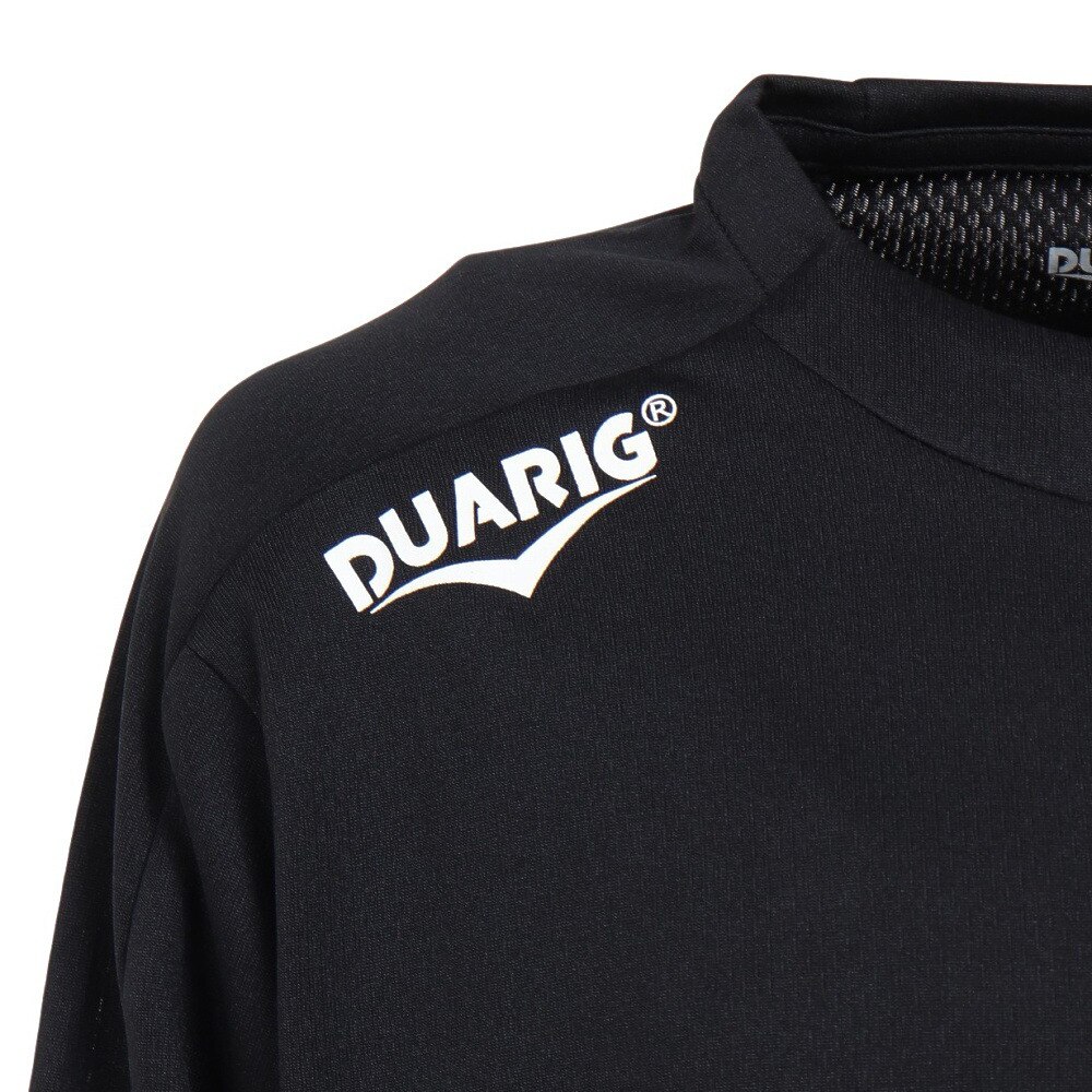デュアリグ（DUARIG）（キッズ）サッカーウェア ジュニア ドライプラス 長袖ハーフジッププラクティスシャツ 742D1UK7687 BLK