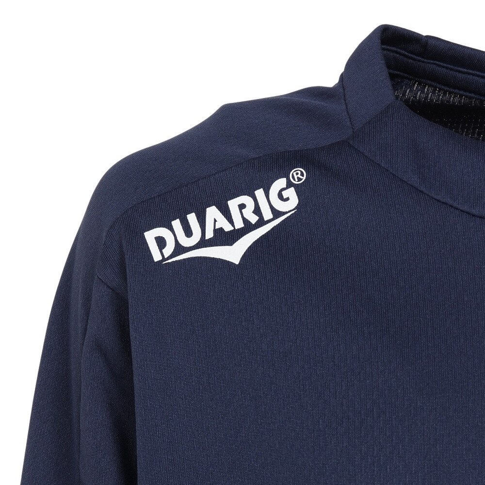 デュアリグ（DUARIG）（キッズ）サッカーウェア ジュニア ドライプラス 長袖ハーフジッププラクティスシャツ 742D1UK7687 NVY