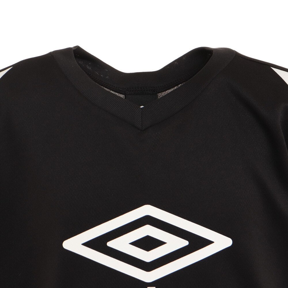 アンブロ（UMBRO）（キッズ）サッカーウェア ジュニア プラクティスシャツ UUJTJA65 BLK