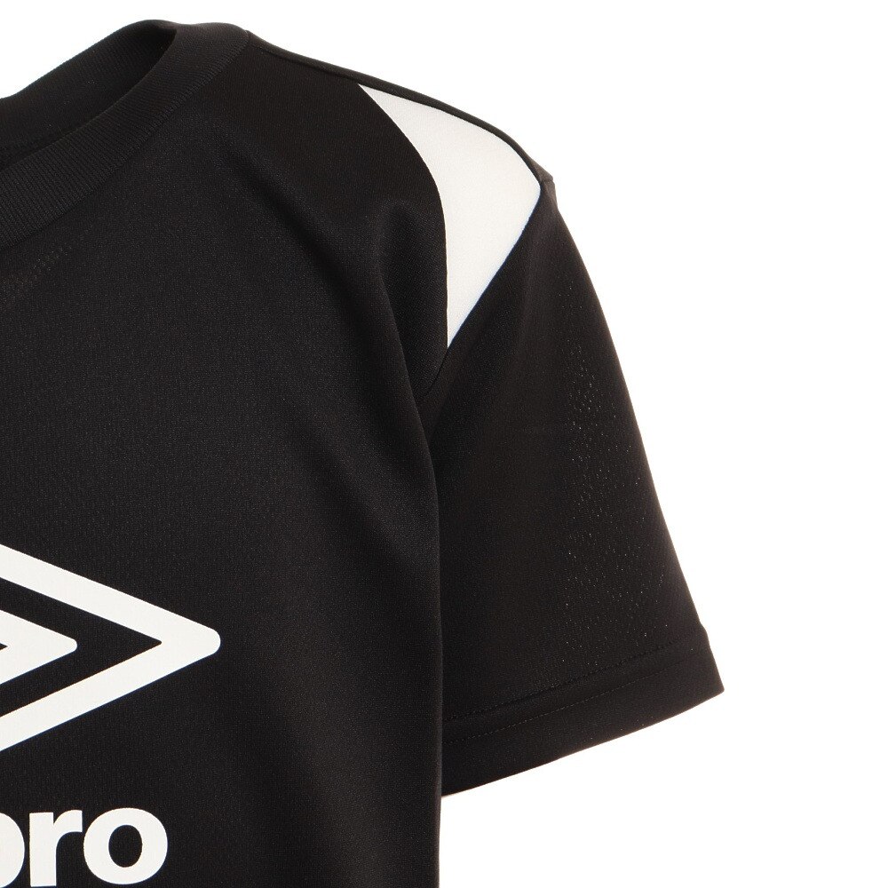 アンブロ（UMBRO）（キッズ）サッカーウェア ジュニア プラクティスシャツ UUJTJA65 BLK