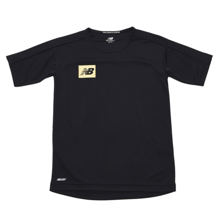 ニューバランス（new balance）（キッズ）サッカーウェア ジュニア スタックドロゴプラクティスシャツ JJTF2322BLG  スポーツ用品はスーパースポーツゼビオ