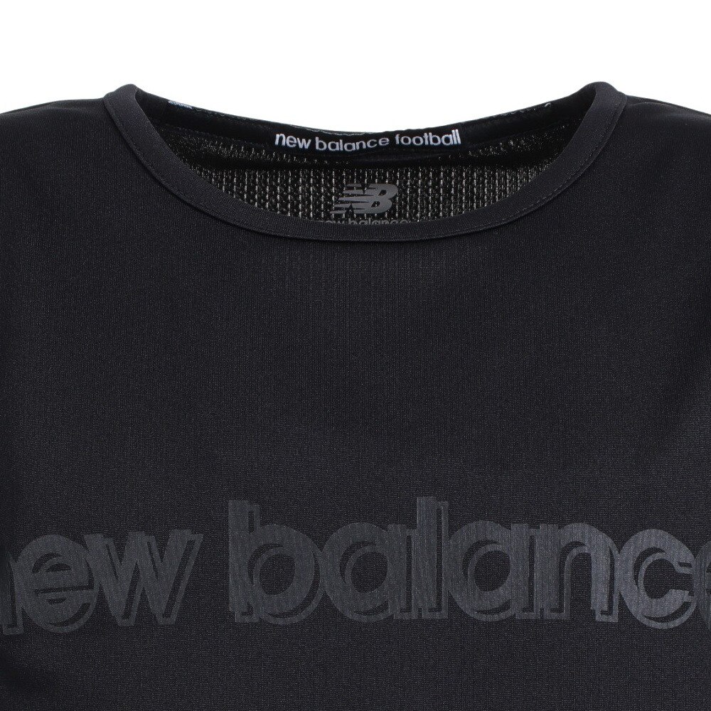 ニューバランス（new balance）（キッズ）サッカーウェア ジュニア ロゴプラクティスシャツ JJTF2323BK
