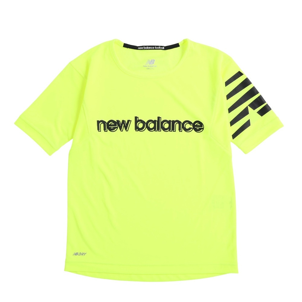 ニューバランス（new balance）（キッズ）サッカーウェア ジュニア ロゴプラクティスシャツ JJTF2323HIL  スポーツ用品はスーパースポーツゼビオ