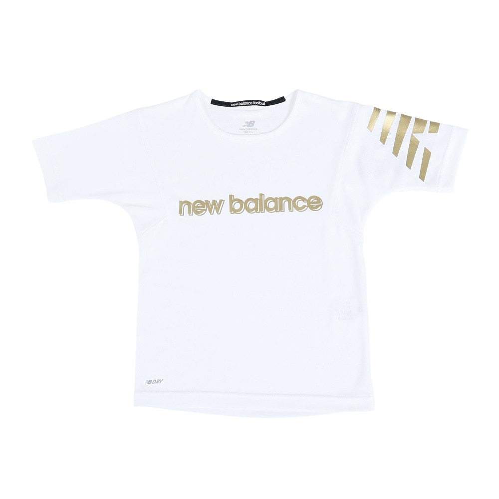 ニューバランス（new balance）（キッズ）サッカーウェア ジュニア ロゴプラクティスシャツ JJTF2323WT