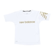 ニューバランス（new balance）（キッズ）サッカーウェア ジュニア ロゴプラクティスシャツ JJTF2323WT 速乾