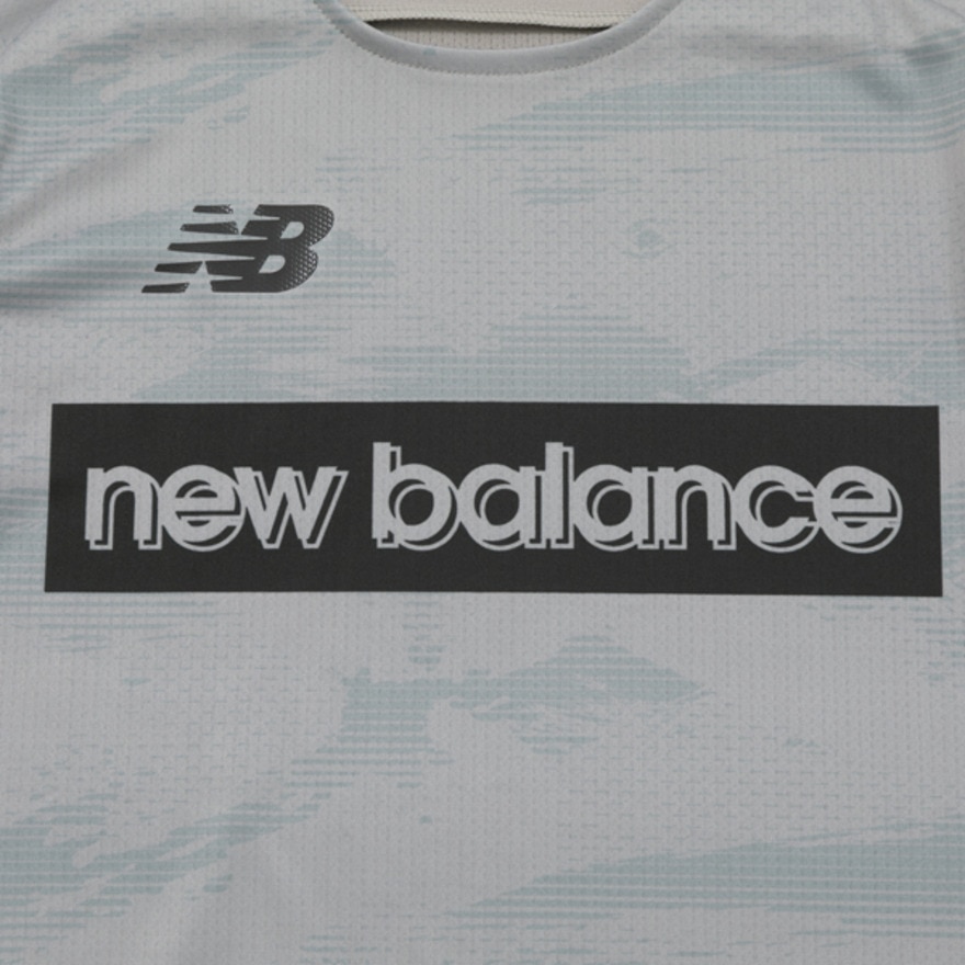 ニューバランス（new balance）（キッズ）サッカーウェア ジュニア Ｊｒトレーニングシャツ JJTF2324GR