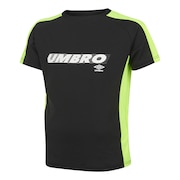 アンブロ（UMBRO）（キッズ）サッカーウェア UVカット ジュニア 半袖Tシャツ UUJTJA54 BLK