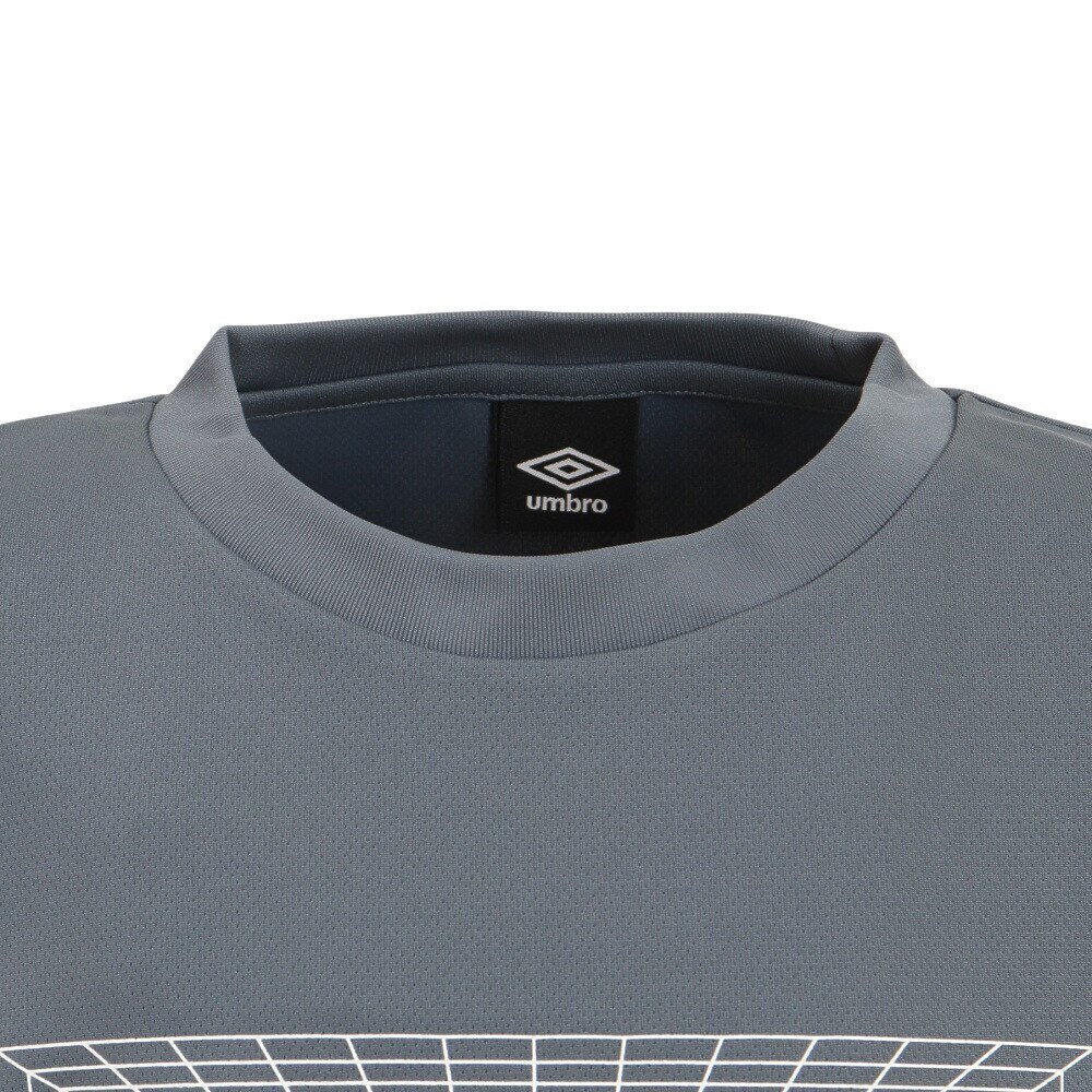 アンブロ（UMBRO）（キッズ）サッカーウェア ジュニア 冷シャツ UUJTJA60 EGRY 接触冷感 UVカット