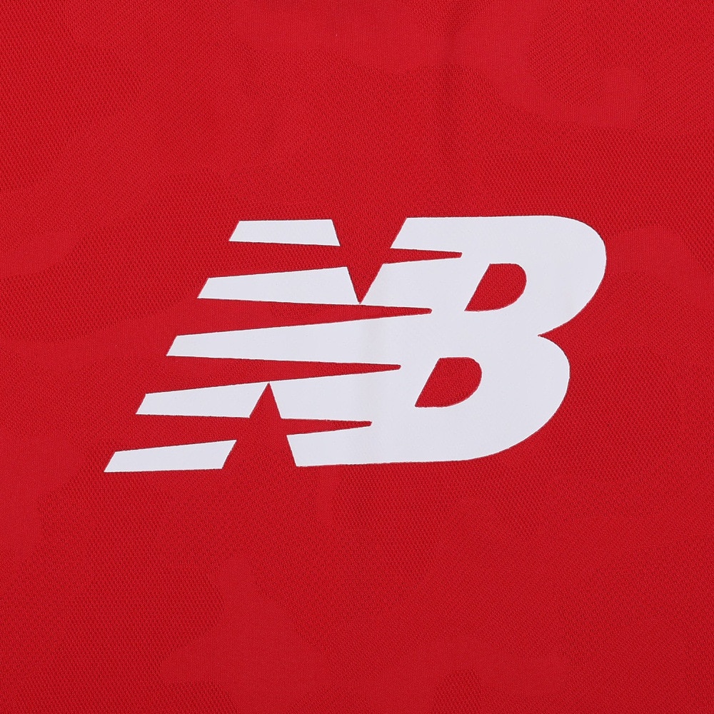 ニューバランス（new balance）（キッズ）サッカーウェア ジュニア トレーニングマッチ ショートスリーブシャツ ABT35208RD 冷感 速乾