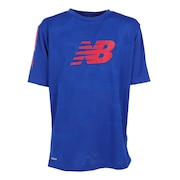 ニューバランス（new balance）（キッズ）サッカーウェア ジュニア トレーニングマッチ ショートスリーブシャツ ABT35208RYB 冷感 速乾
