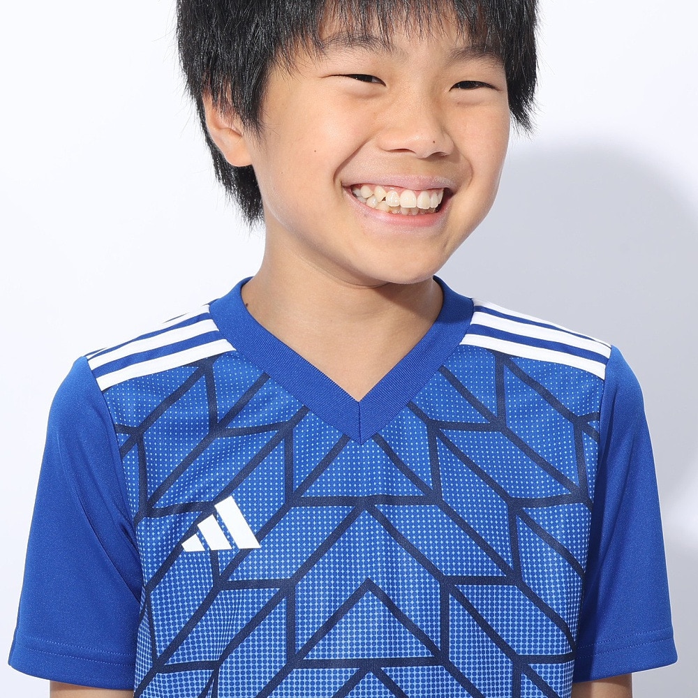 アディダス（adidas）（キッズ）サッカーウェア ジュニア キッズ チーム アイコン 23 半袖 ジャージー EWT69-HR2654