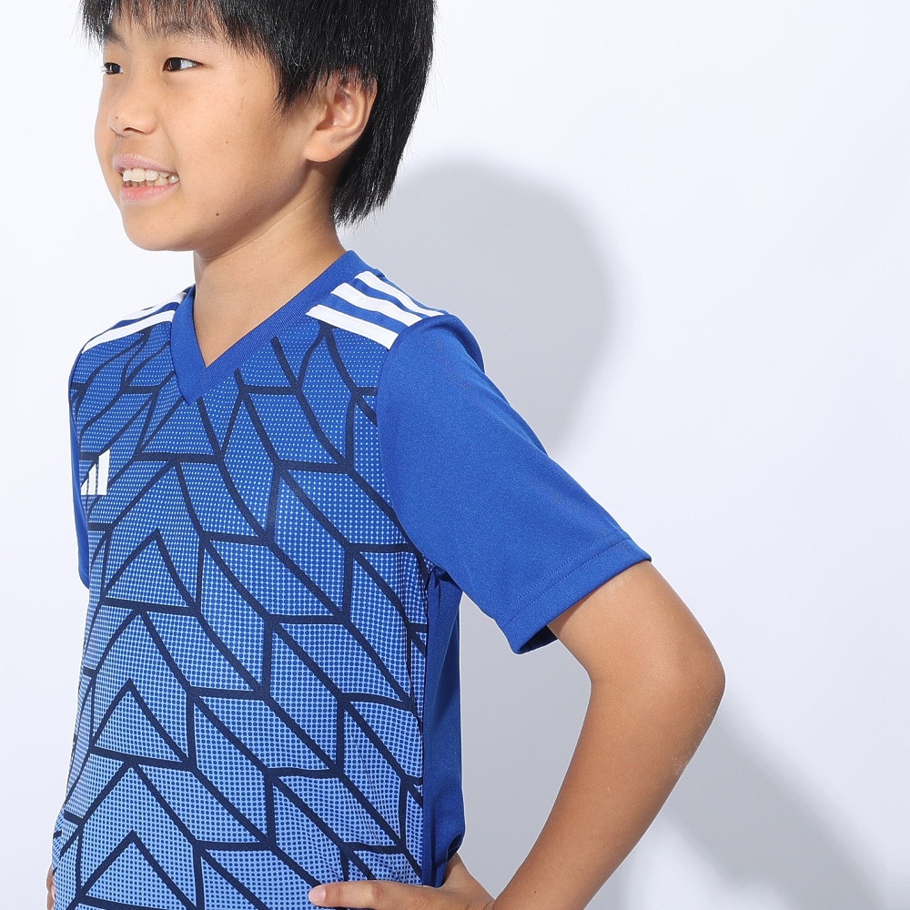 アディダス（adidas）（キッズ）サッカーウェア ジュニア キッズ チーム アイコン 23 半袖 ジャージー EWT69-HR2654