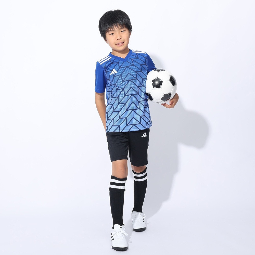 アディダス（adidas）（キッズ）サッカーウェア ジュニア キッズ チーム アイコン 23 半袖 ジャージー EWT69-HR2654