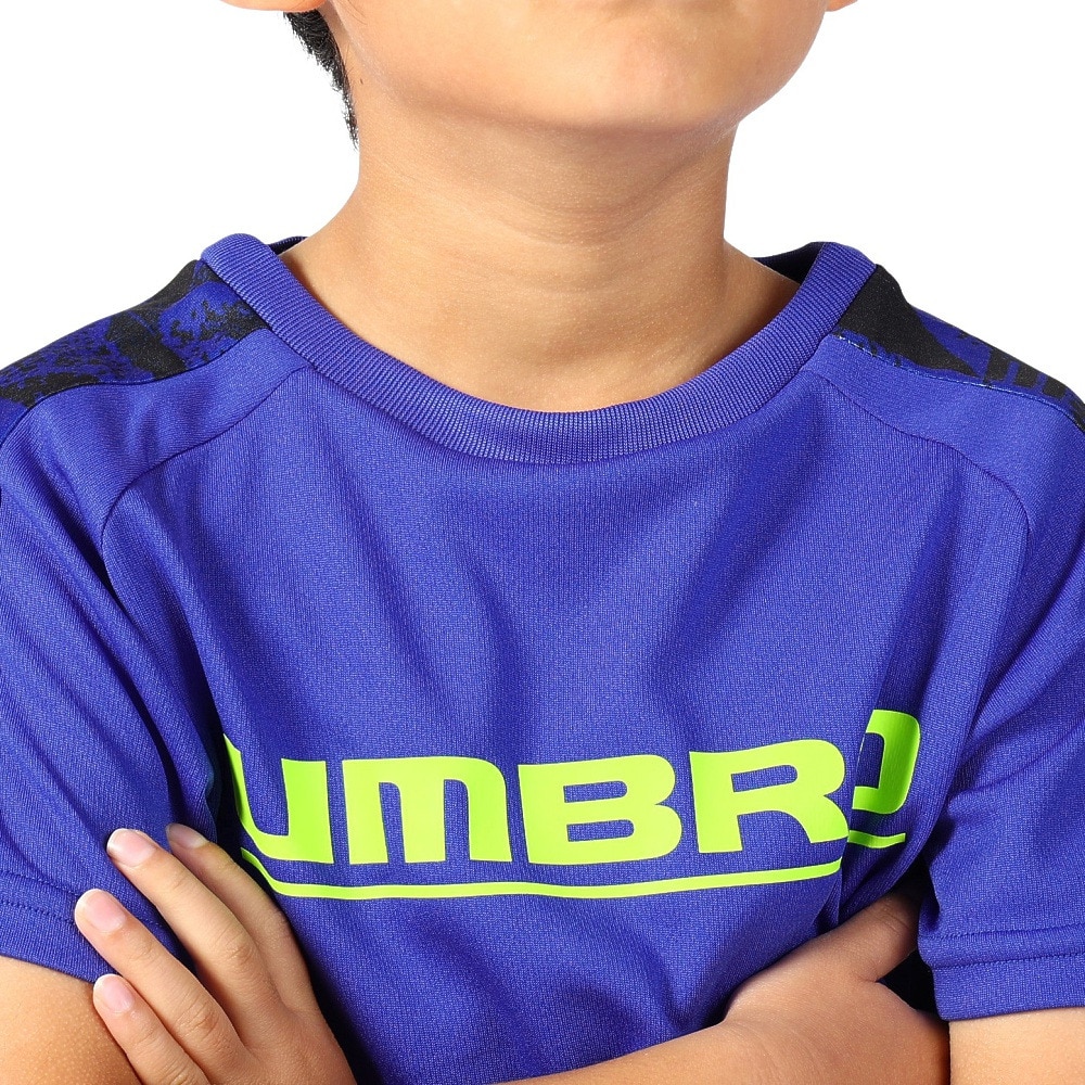 アンブロ｜アンブロ（UMBRO）（キッズ）サッカーウェア ジュニア はじめてプラクティスシャツ UUJVJA54 BLU スポーツ用品はスーパー スポーツゼビオ