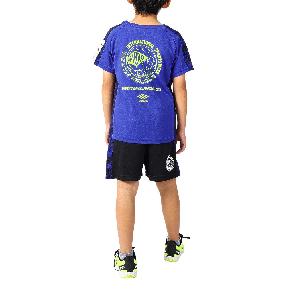 アンブロ（UMBRO）（キッズ）サッカーウェア ジュニア はじめてプラクティスシャツ UUJVJA54 BLU