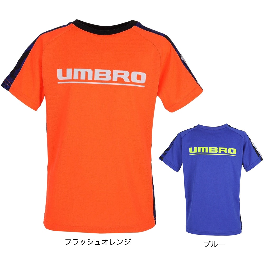 アンブロ（UMBRO）（キッズ）サッカーウェア ジュニア はじめてプラクティスシャツ UUJVJA54 BLU