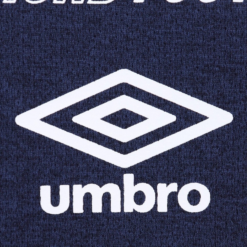 アンブロ（UMBRO）（キッズ）サッカーウェア ジュニア プラクティスシャツ UUJVJA60 NVY 冷感 速乾