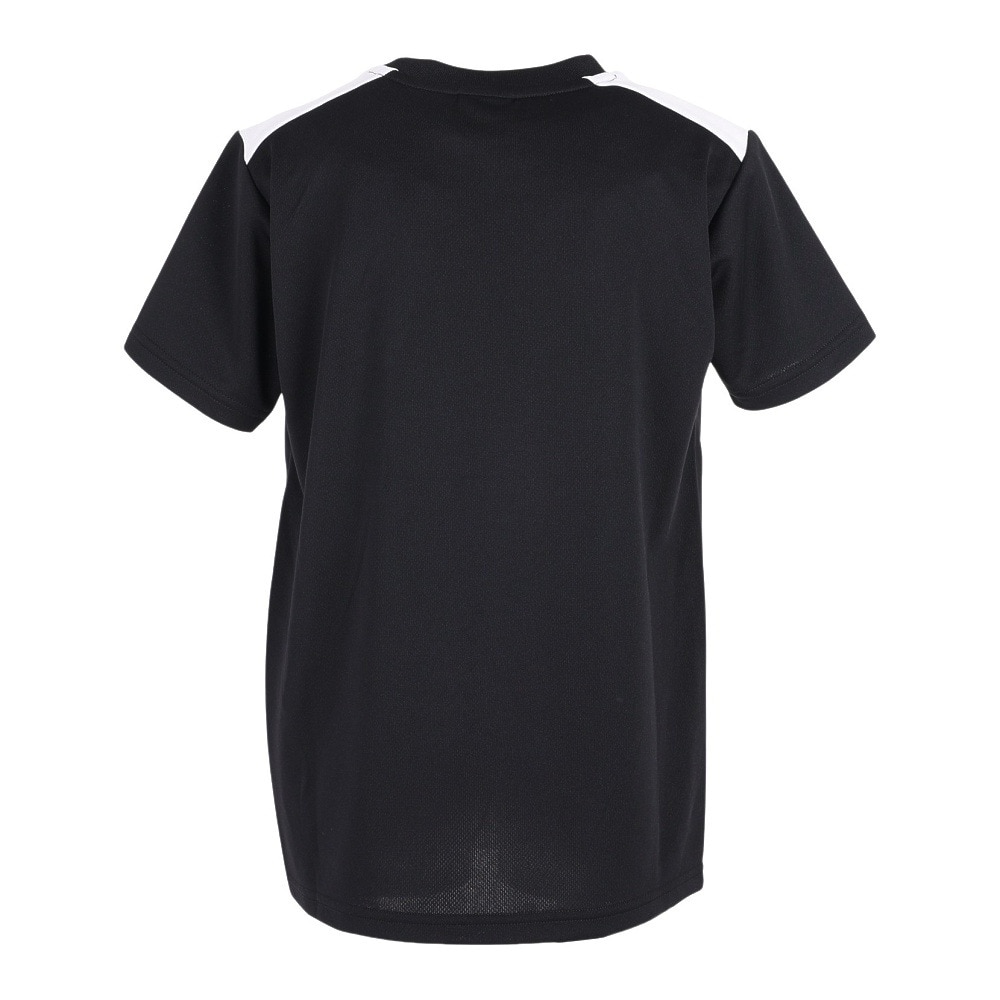 アンブロ（UMBRO）（キッズ）サッカーウェア ジュニア 半袖プラクティスシャツ UUJVJA65 BLK 速乾