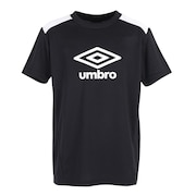 アンブロ（UMBRO）（キッズ）サッカーウェア ジュニア 半袖プラクティスシャツ UUJVJA65 BLK 速乾