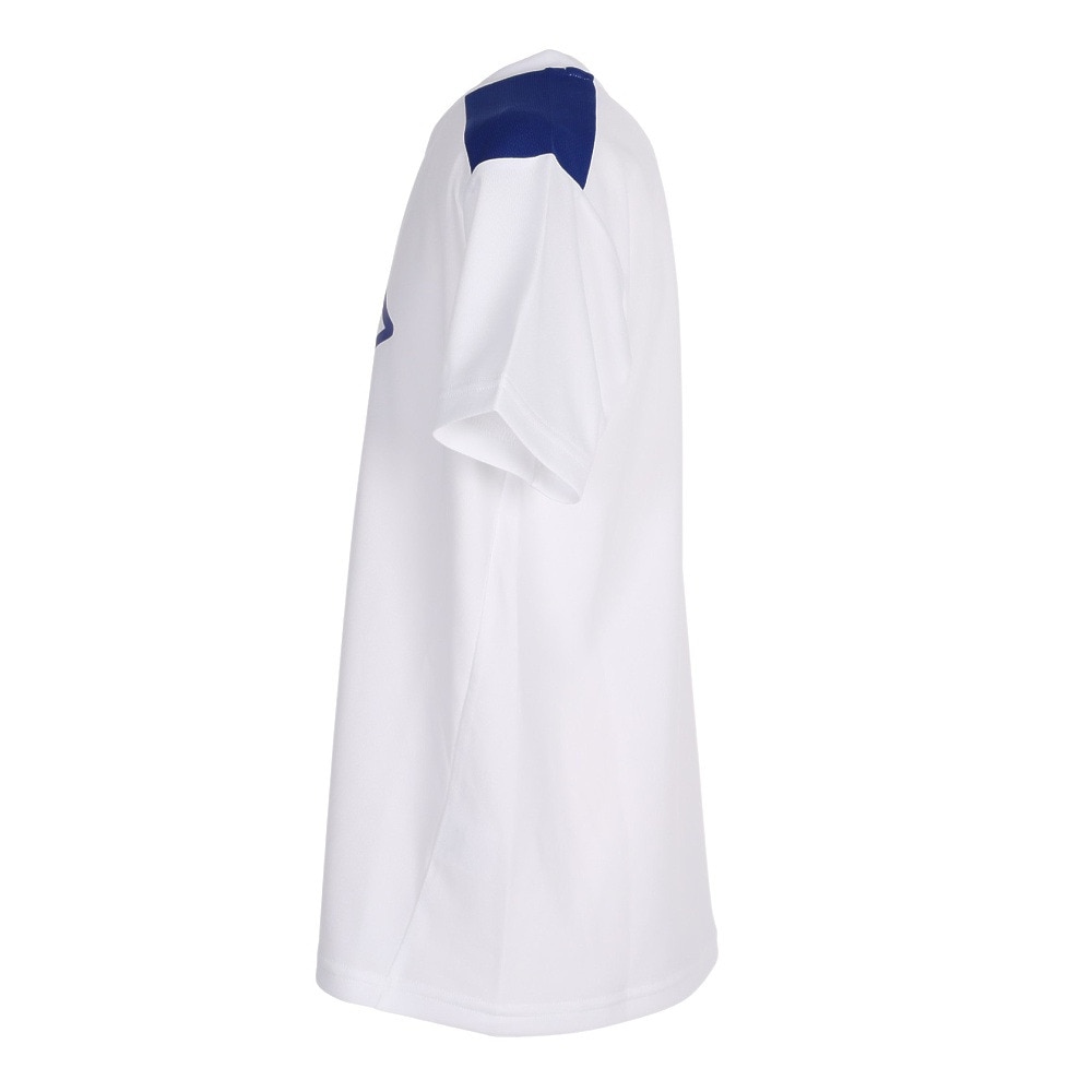 アンブロ（UMBRO）（キッズ）サッカーウェア ジュニア 半袖プラクティスシャツ UUJVJA65 WHT 速乾