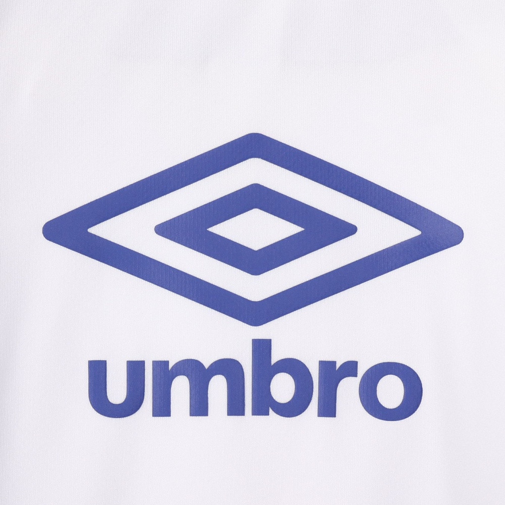 アンブロ（UMBRO）（キッズ）サッカーウェア ジュニア 半袖プラクティスシャツ UUJVJA65 WHT