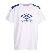 アンブロ（UMBRO）（キッズ）サッカーウェア ジュニア 半袖プラクティスシャツ UUJVJA65 WHT