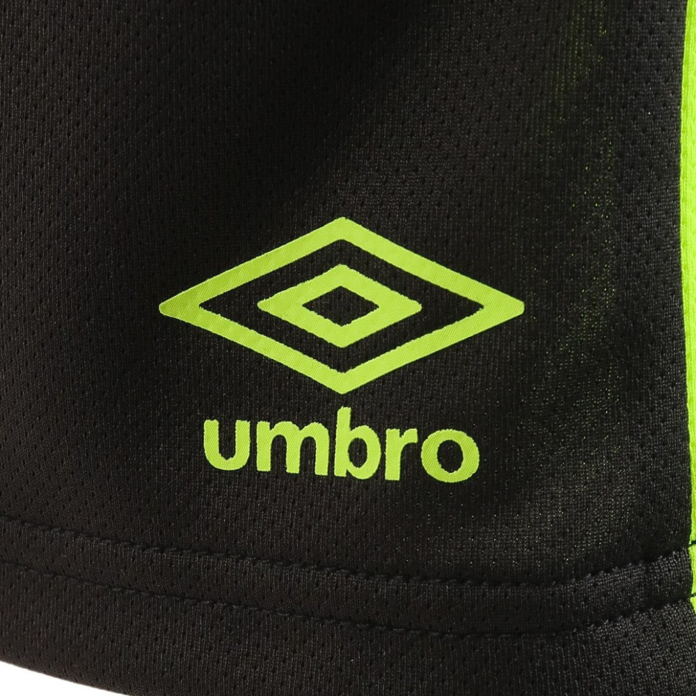 アンブロ（UMBRO）（キッズ）サッカーウェア UVカット ジュニア はじめてサッカーパンツ UUJTJD54 BLK