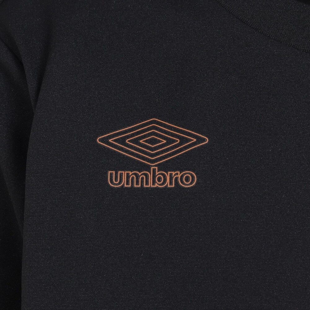 アンブロ（UMBRO）（キッズ）サッカーウェア ジュニア フィールテック長袖プラクティスシャツ UUJUJB52 BLK