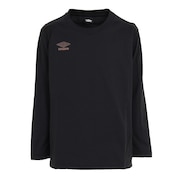 (キッズ)サッカーウェア ジュニア フィールテック長袖プラクティスシャツ UUJUJB52 BLK