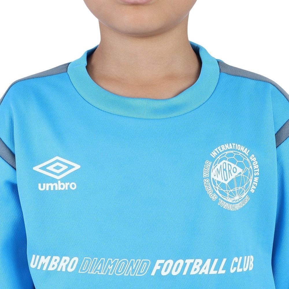 アンブロ（UMBRO）（キッズ）サッカーウェア ジュニア 長袖プラクティスシャツ UUJUJB53 IBLU