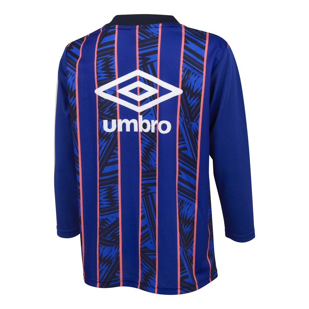アンブロ（UMBRO）（キッズ）サッカーウェア ジュニア THE THIRD グラフィック長袖プラクティスシャツ UUJWJB51 VBLU