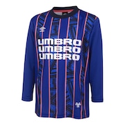 アンブロ（UMBRO）（キッズ）サッカーウェア ジュニア THE THIRD グラフィック長袖プラクティスシャツ UUJWJB51 VBLU