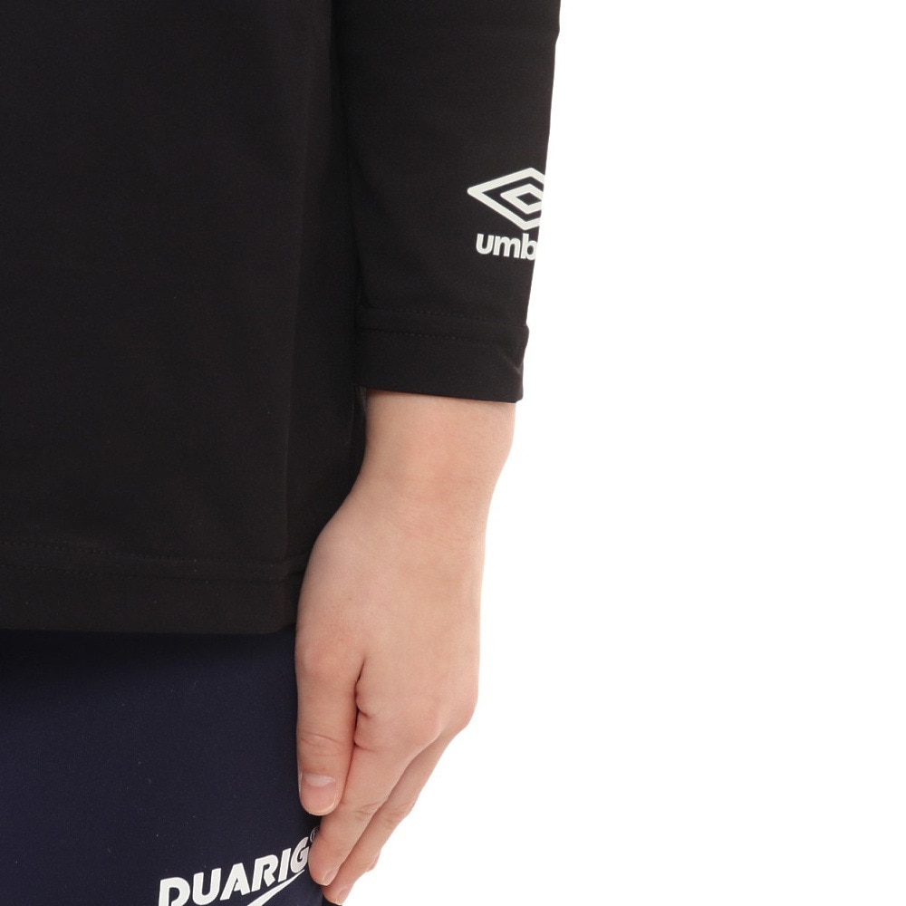 アンブロ（UMBRO）（キッズ）サッカーウェア ジュニア THE THIRD グラフィック長袖プラクティスシャツ UUJWJB53 BLK