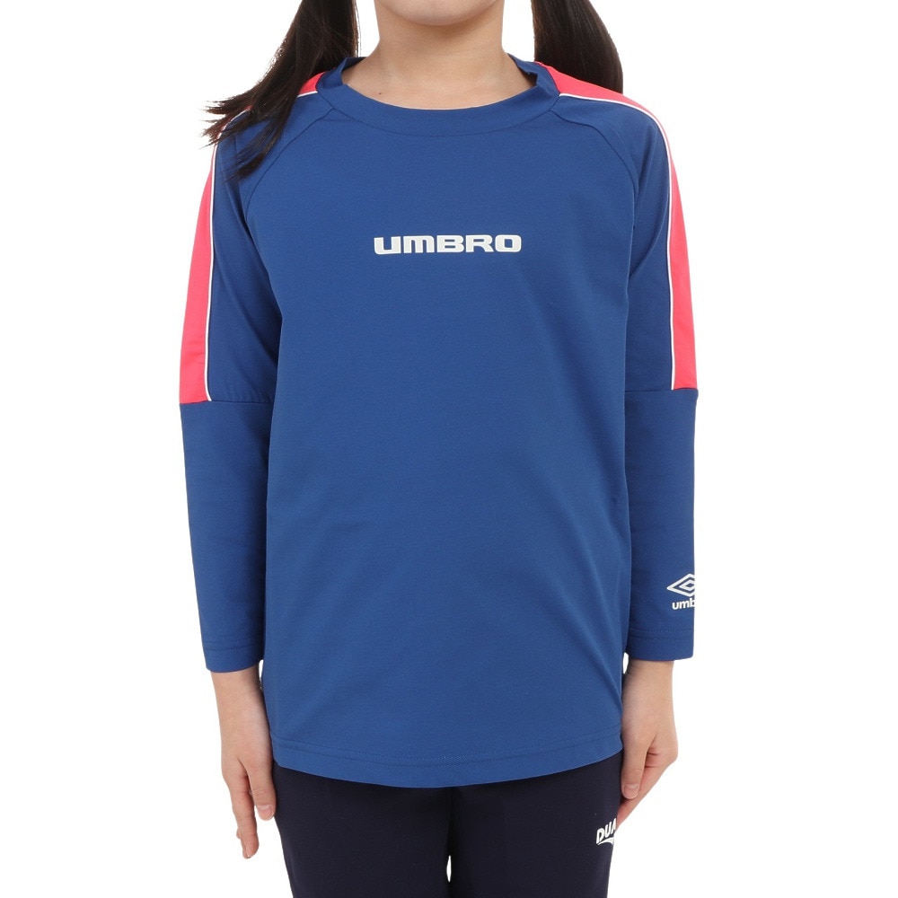 アンブロ（UMBRO）（キッズ）サッカーウェア ジュニア THE THIRD グラフィック長袖プラクティスシャツ UUJWJB53 MCNV
